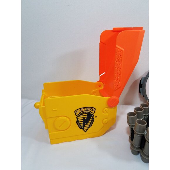 Nerf N-Strike Elite Ammo Box Tripod 2 ammo belts Target and Carry Case - Picture 7 of 10